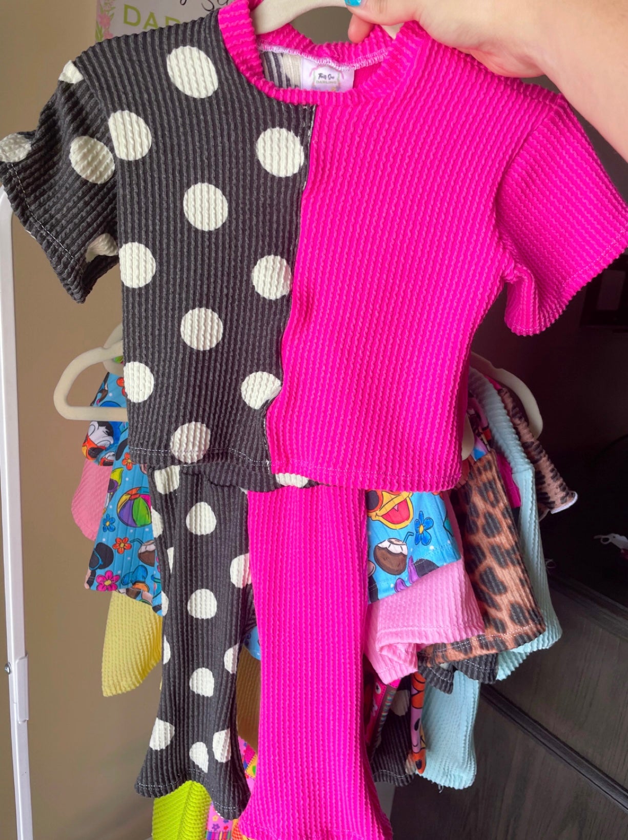3-6m comfy tee with flares