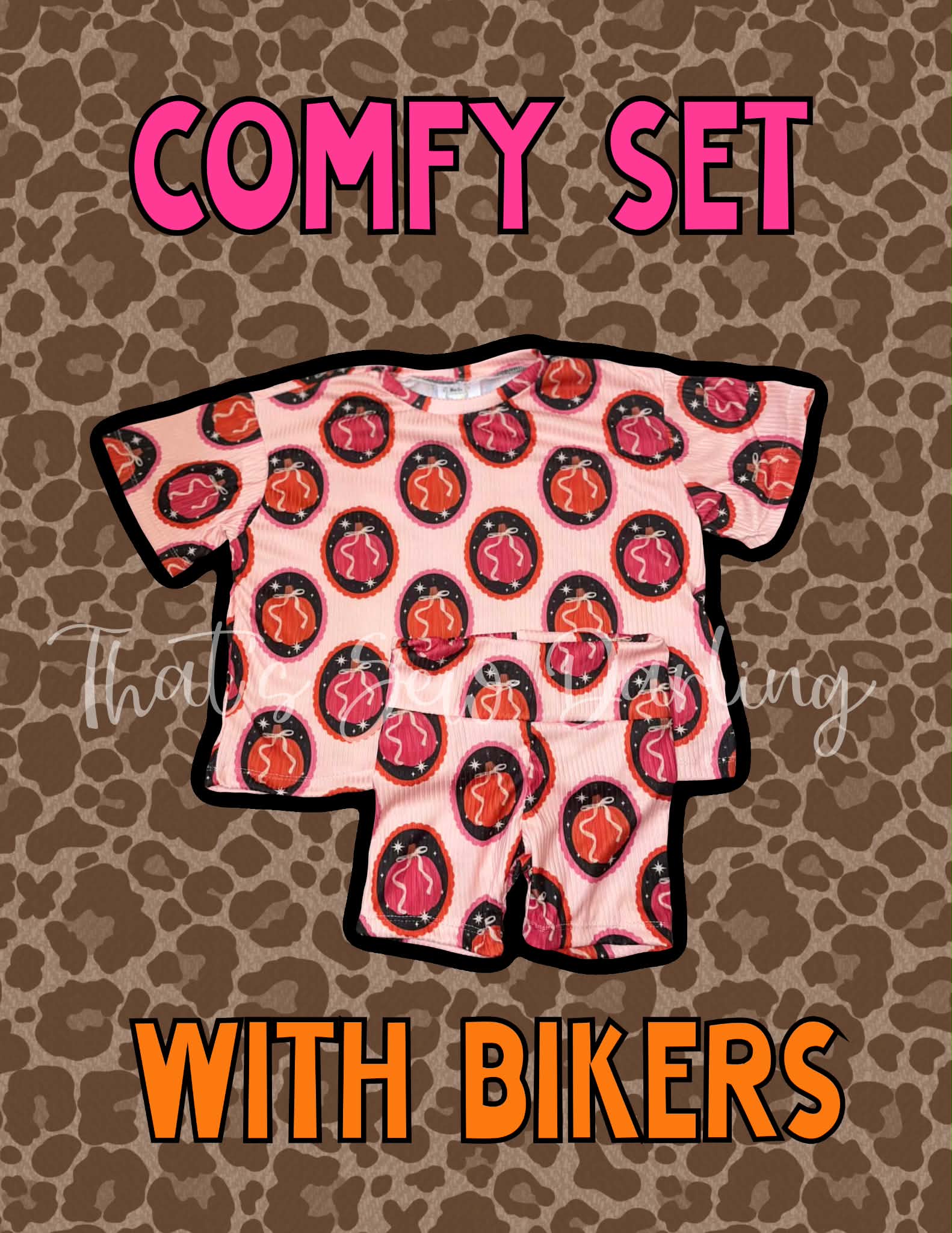 Mystery comfy set with biker shorts